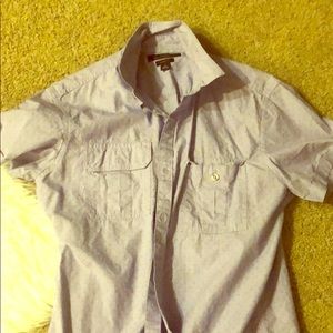 purple button up 💜